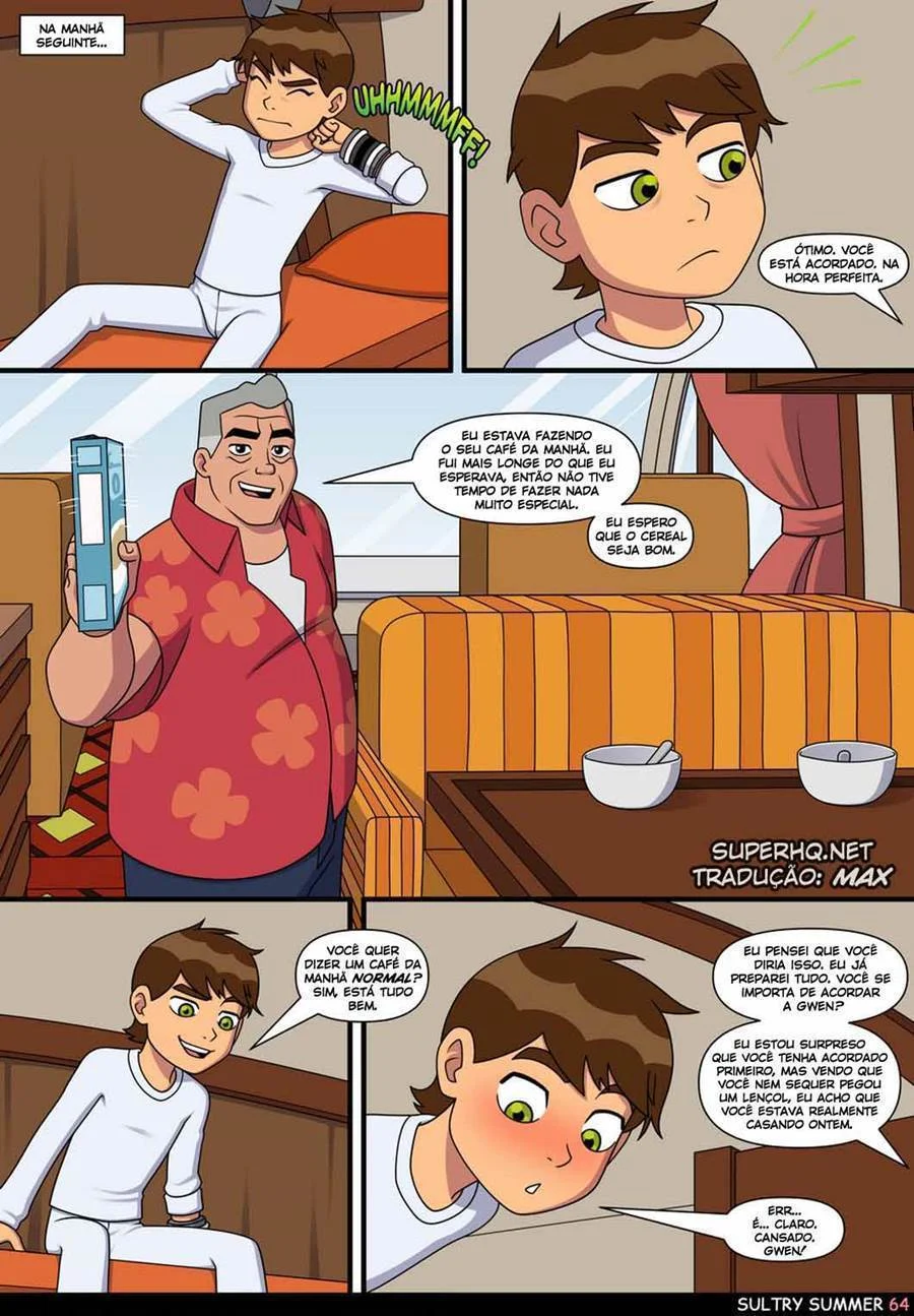 Quadrinhos Eróticos: Aventura Picante da Gwen com o Ben 10 no Verão