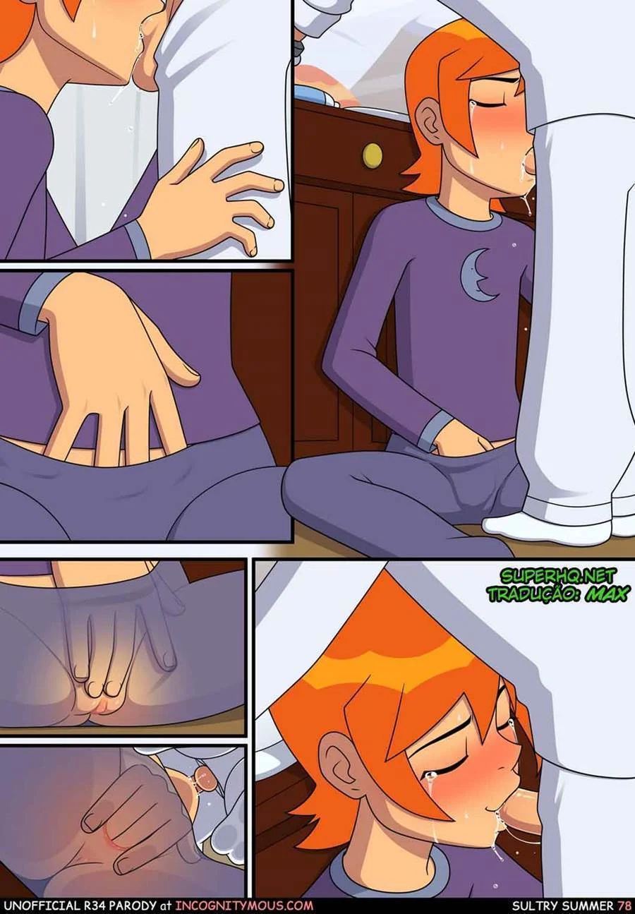Quadrinhos Eróticos: Aventura Picante da Gwen com o Ben 10 no Verão