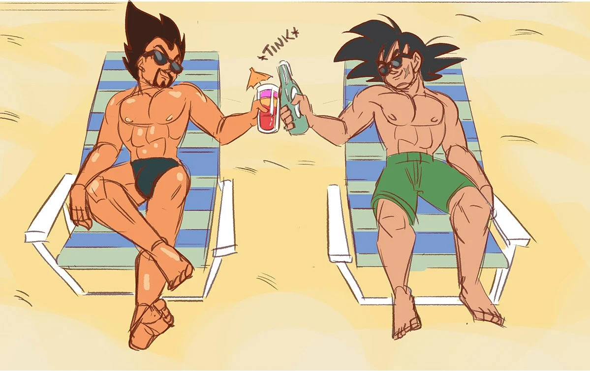 Rei do Sexo na Ilha Paradisíaca: Uma Aventura Picante de Dragon Ball Z