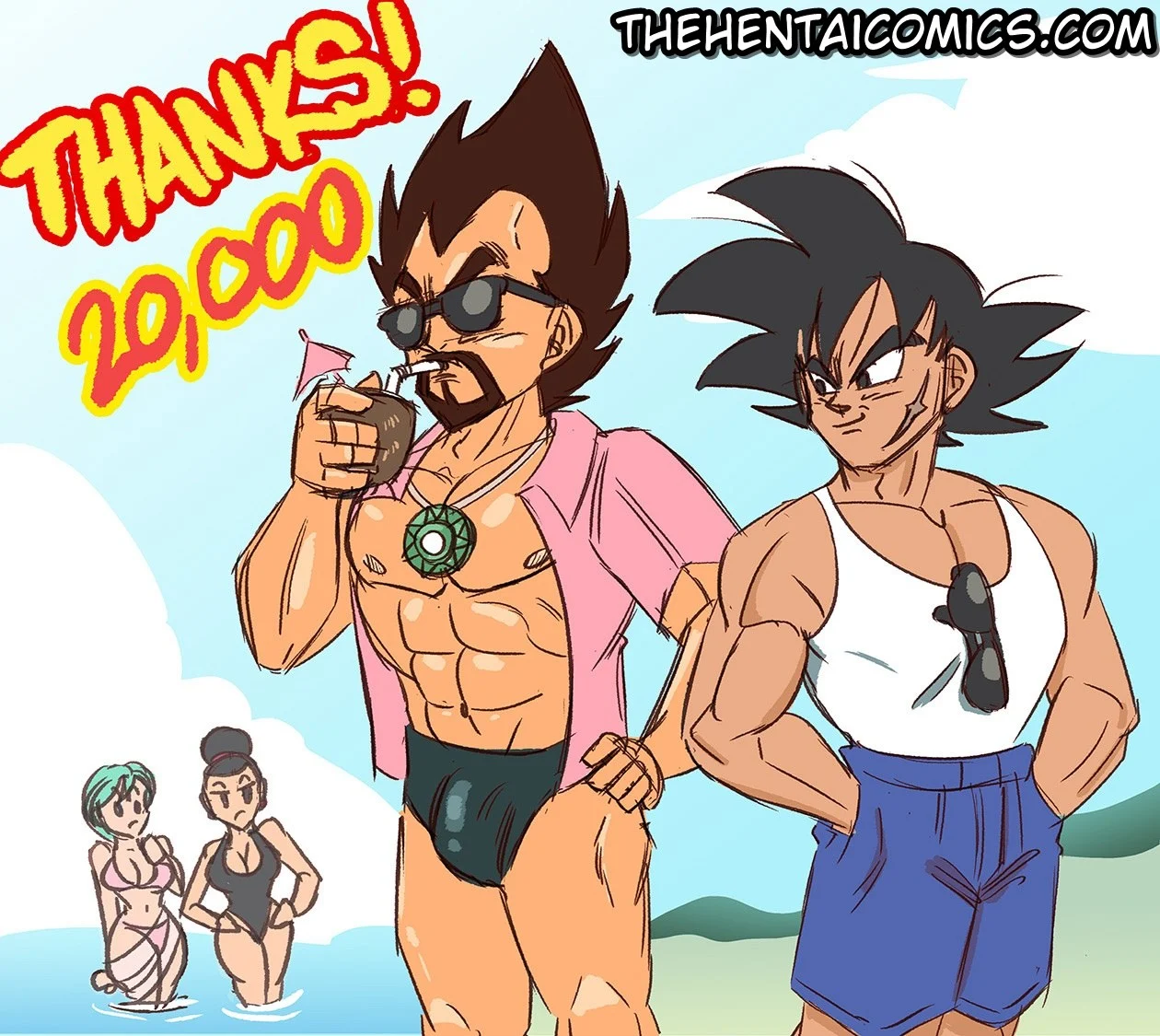 Rei do Sexo na Ilha Paradisíaca: Uma Aventura Picante de Dragon Ball Z