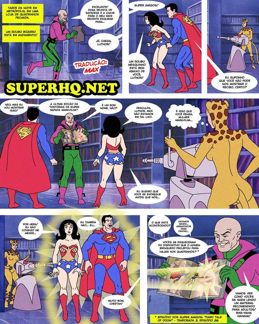 Amigos Super Pornôs: Quadrinhos Eróticos com Heróis em Ação Amigos Super Pornôs: Quadrinhos Eróticos com Heróis em Ação