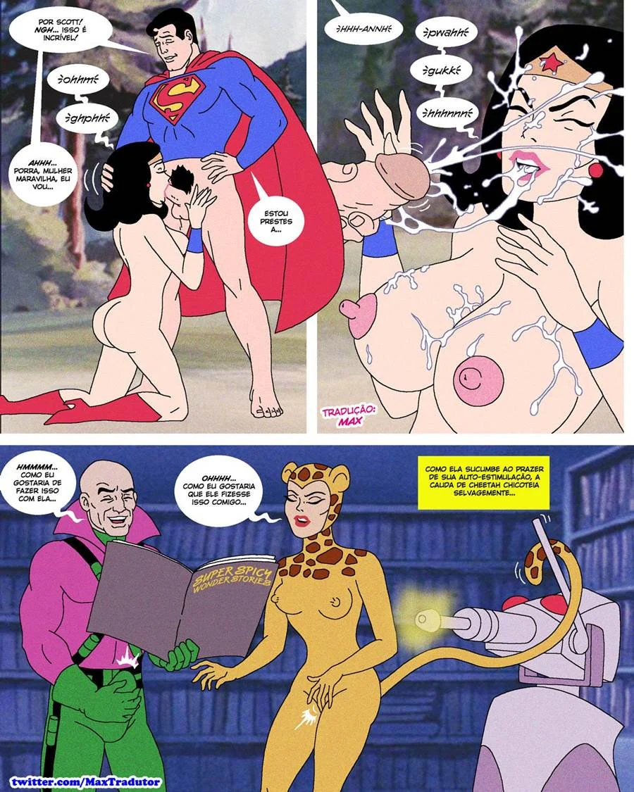 Amigos Super Pornôs: Quadrinhos Eróticos com Heróis em Ação