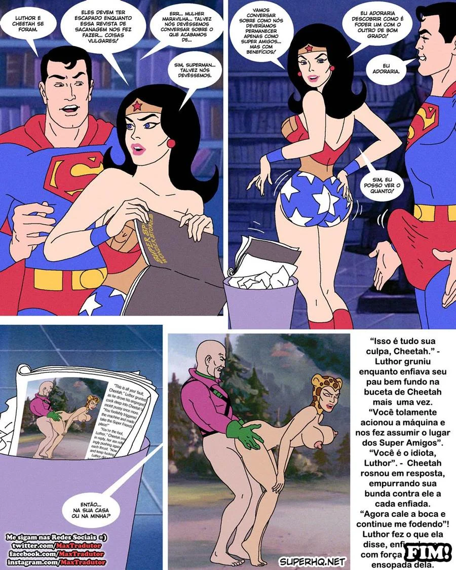 Amigos Super Pornôs: Quadrinhos Eróticos com Heróis em Ação