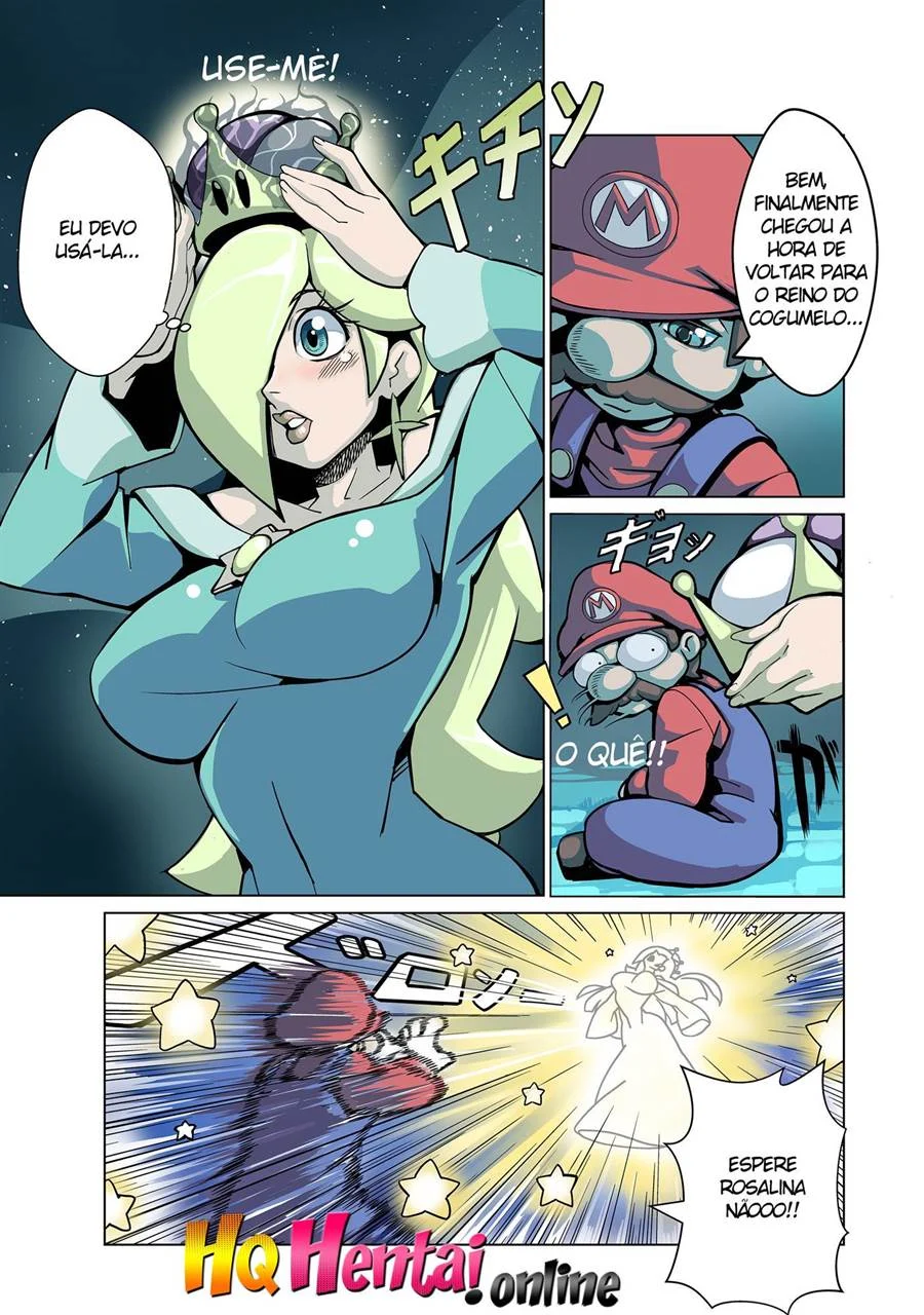 Mario e Rosalina: sexo explícito nos bastidores do Reino do Cogumelo