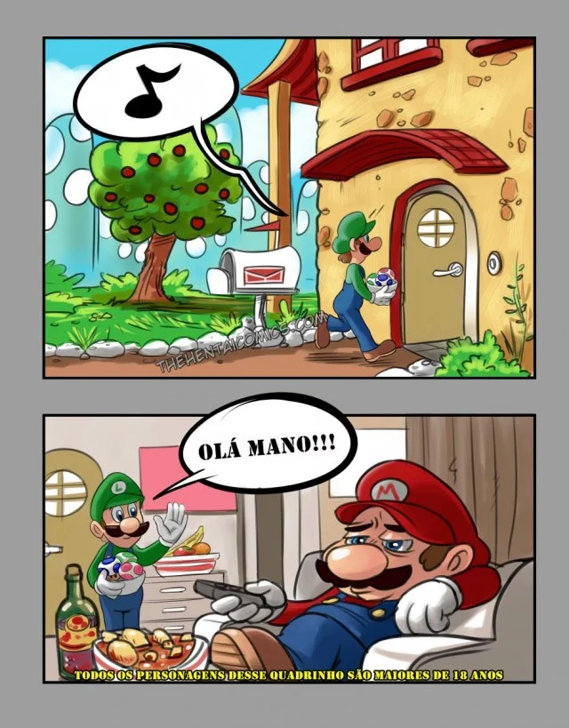 Mario e Princesa em Aventuras Eróticas Explícitas - HQ Adulto Mario e Princesa em Aventuras Eróticas Explícitas - HQ Adulto