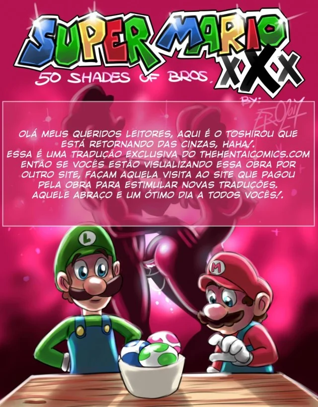 Mario e Princesa em Aventuras Eróticas Explícitas - HQ Adulto