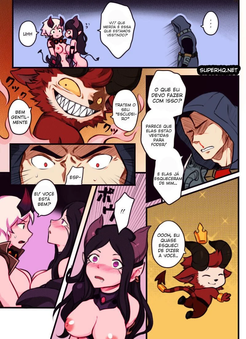 Jayce e Você: Pacto Erótico nos Quartos de Noxus - HQ Adulta Explícita