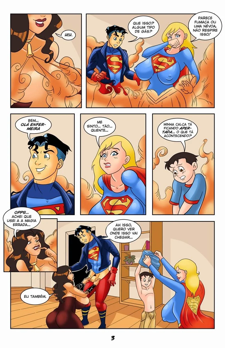 SuperBoy Arromba SuperGirl com Poder Kryptoniano em HQ Pornô Explícito SuperBoy Arromba SuperGirl com Poder Kryptoniano em HQ Pornô Explícito