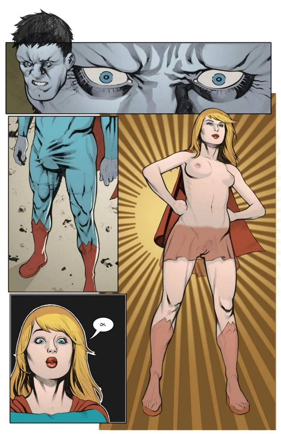 Super-Heróis Transando: Quadrinhos Explícitos de Sexo com Poderes e Putaria
