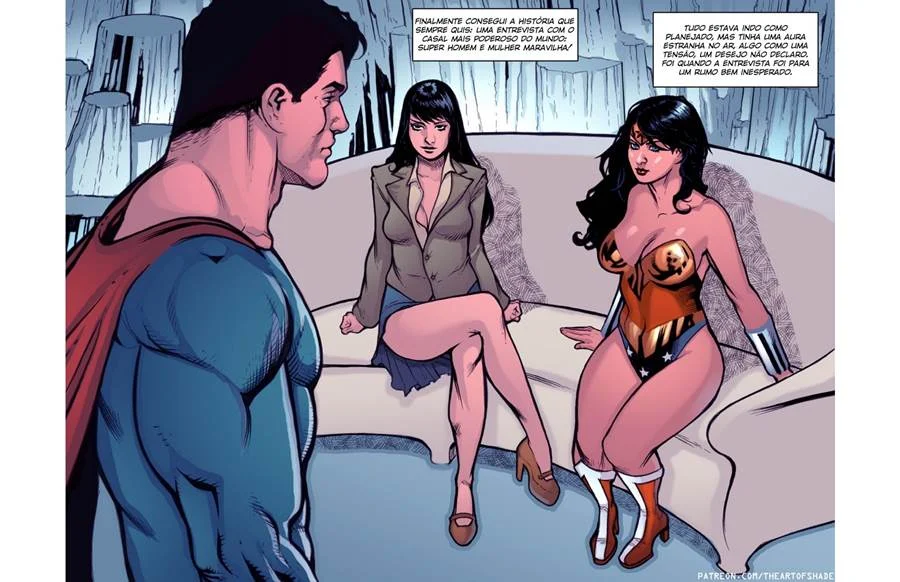 Super-Heróis Transando: Quadrinhos Explícitos de Sexo com Poderes e Putaria