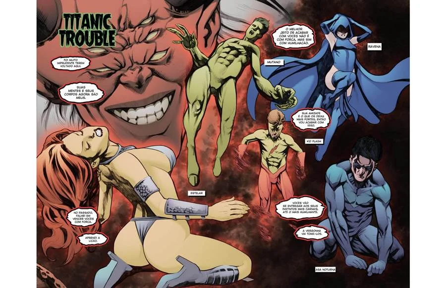 Super-Heróis Transando: Quadrinhos Explícitos de Sexo com Poderes e Putaria