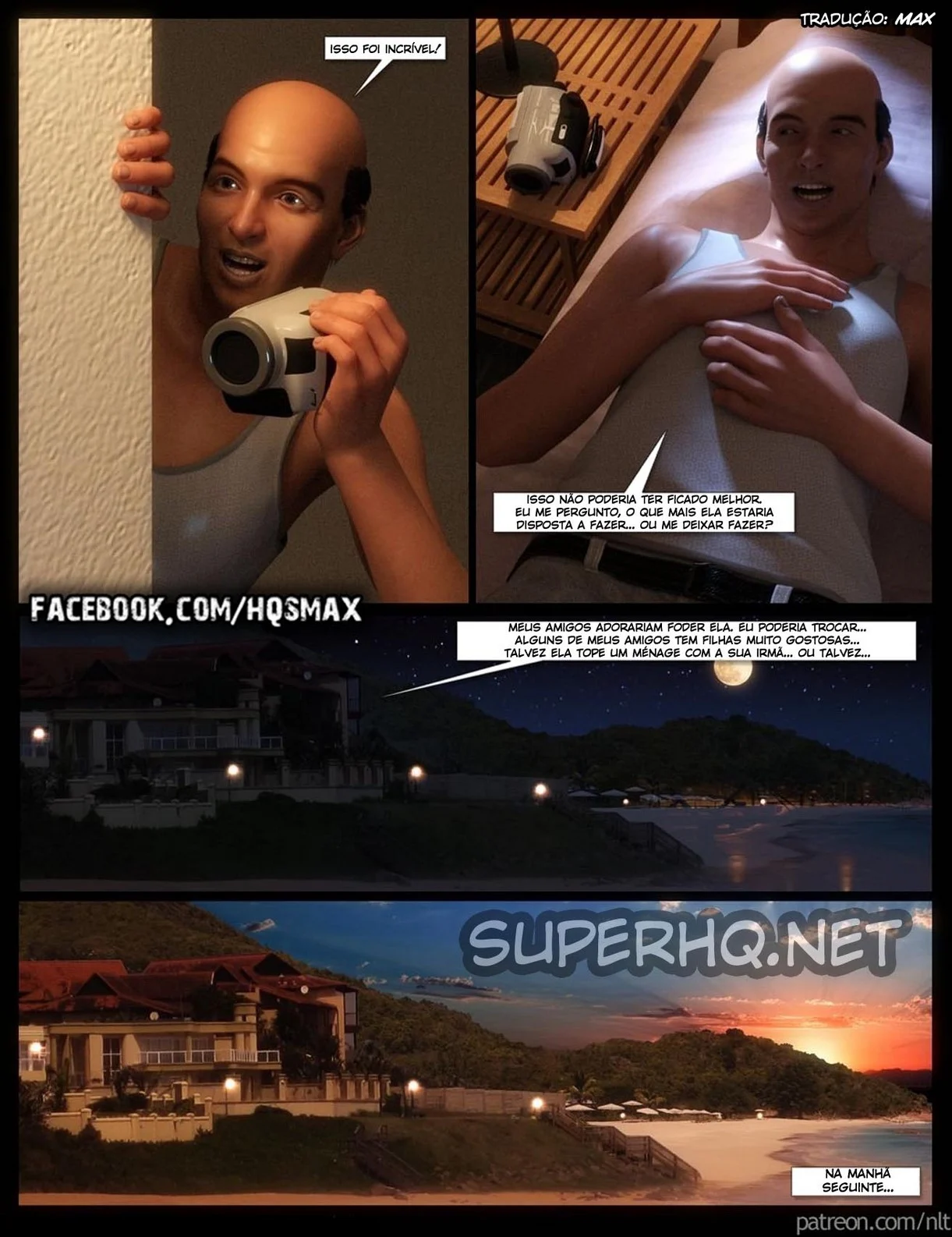 Família em Férias Picantes: Incesto Explícito em HQ Hentai 3D Proibido