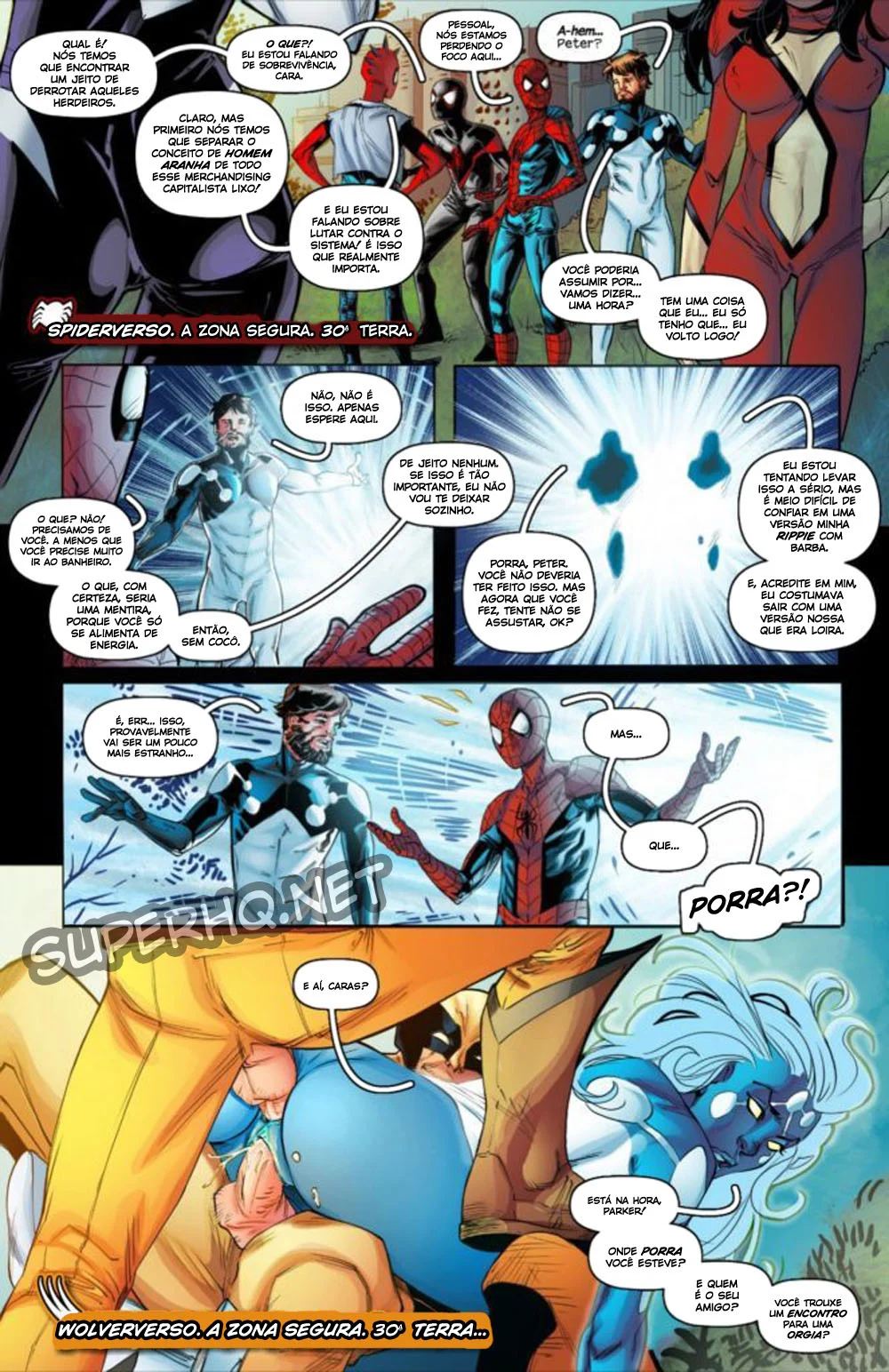 Super HQ Gay: Wolverine e os X-Men em Orgia Explícita, Sexo Brutal e Tesão Absoluto