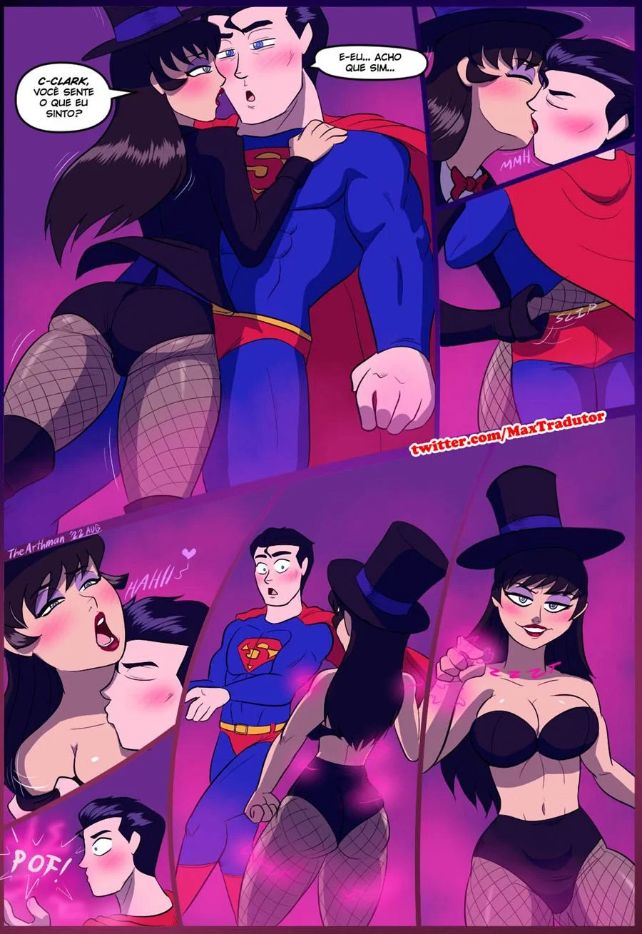 Foda Brutal com Superman: O Herói Transa com Magia no Quadrinho Adulto