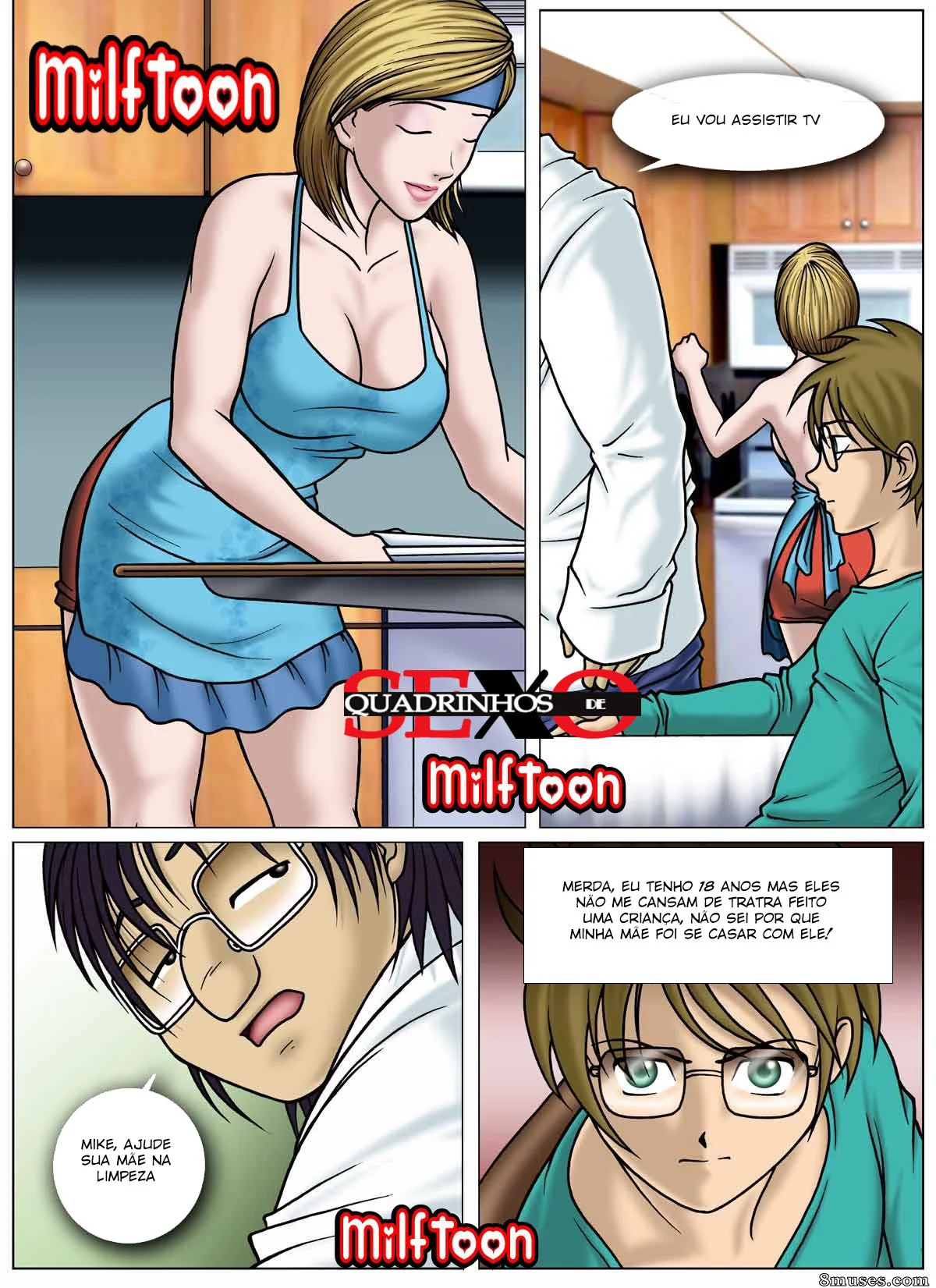 Hentai Inédito: Milftoon Explora Fantasias Proibidas em HQ