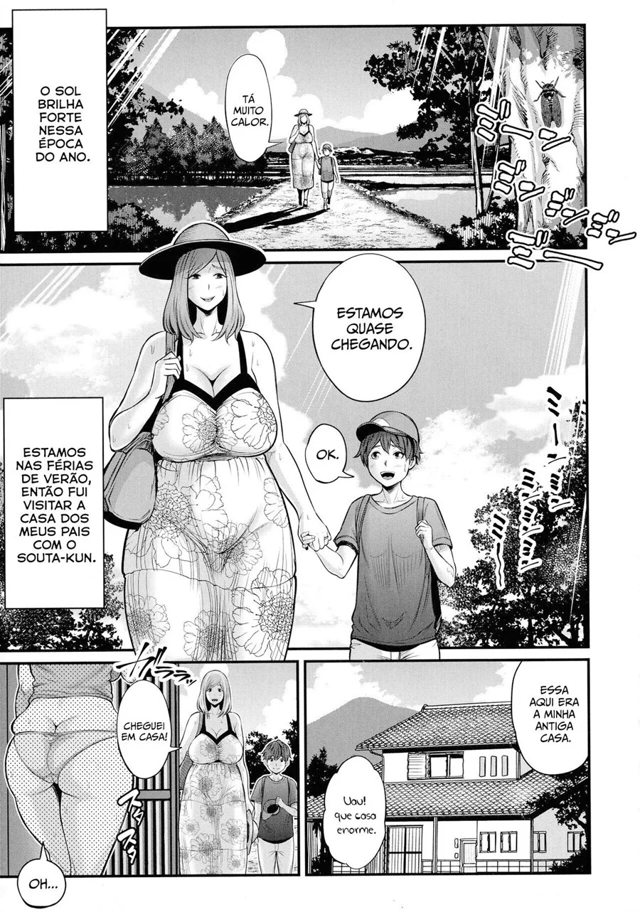 Suruba Proibida com Mãe e Tia de Peitão - Hentai Familia