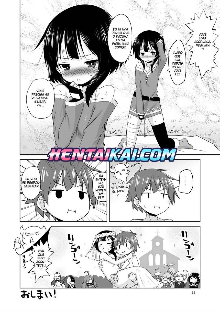 Safadeza Explícita com a Megumin de Konosuba em HQ de Sexo
