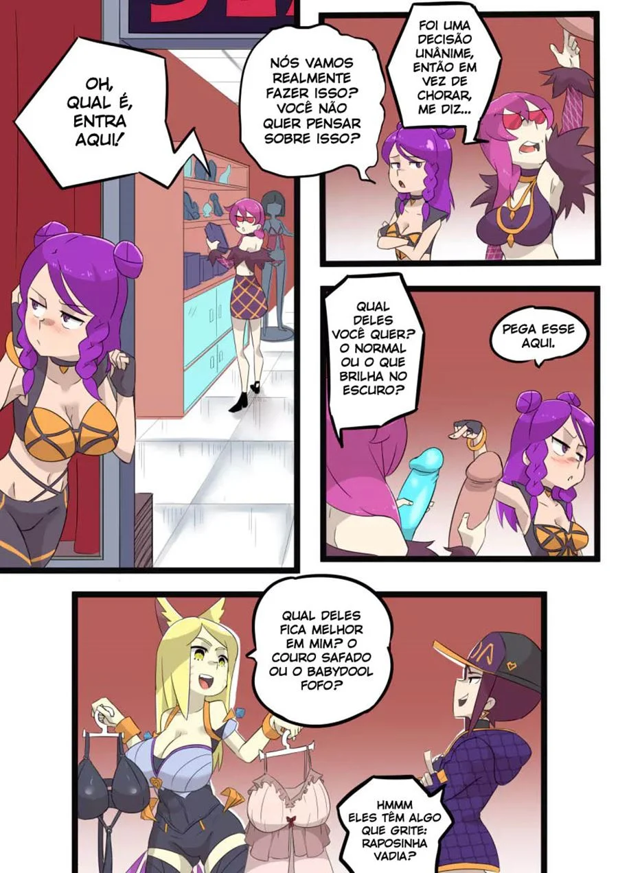 K/DA Sem Vergonha: Fodas Explícitas com as Garotas da Liga das Lendas