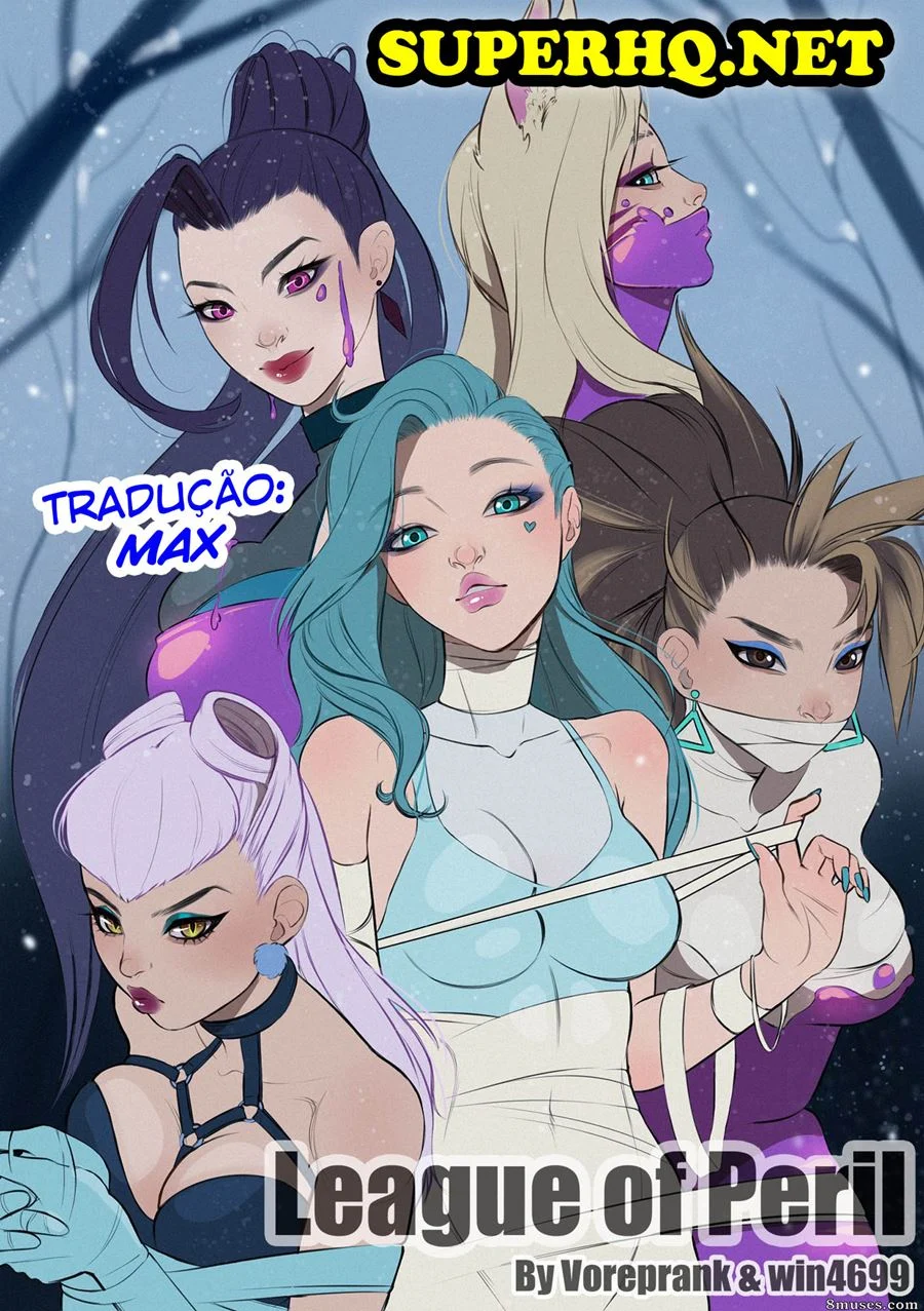 Hentai Explícito de League of Legends: Aventuras Sexuais com as Campeãs