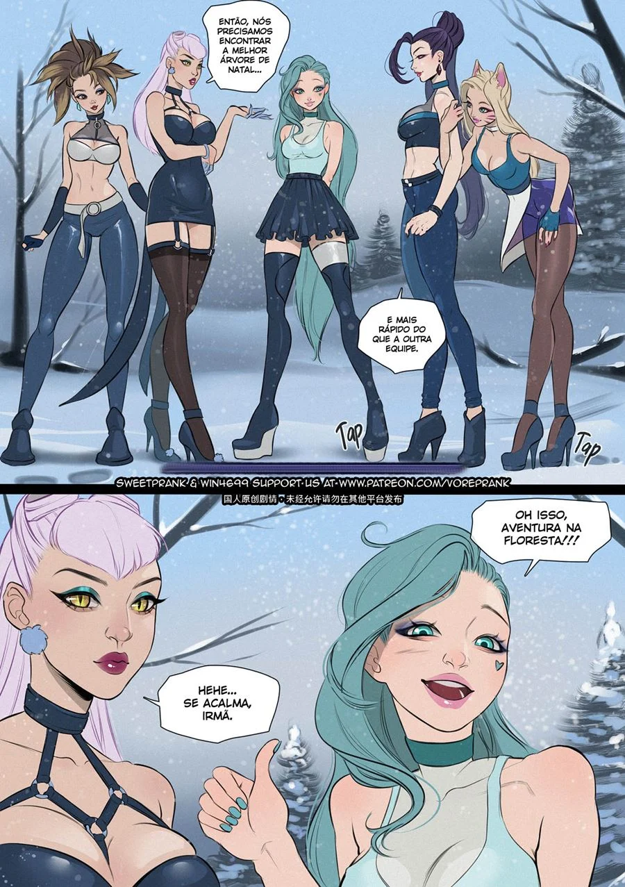 Hentai Explícito de League of Legends: Aventuras Sexuais com as Campeãs