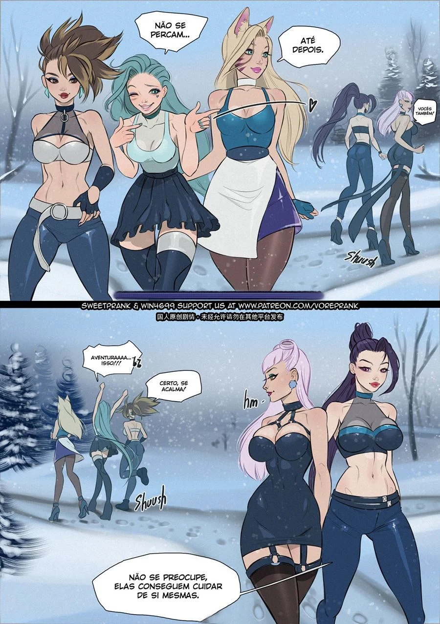 Hentai Explícito de League of Legends: Aventuras Sexuais com as Campeãs