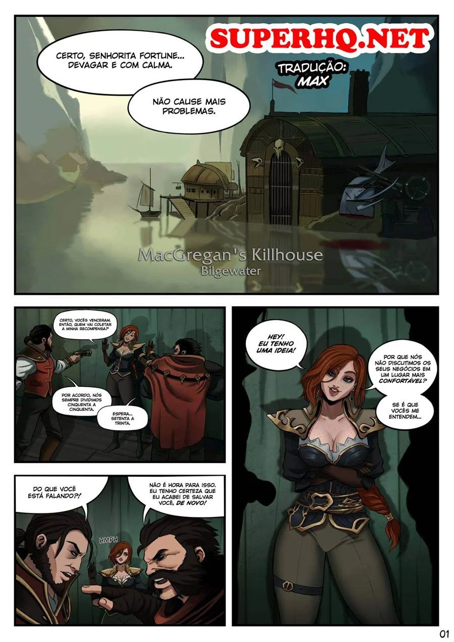 Miss Fortune Preenche Todos os Seus Furos - Hentai Explícito de League of Legends