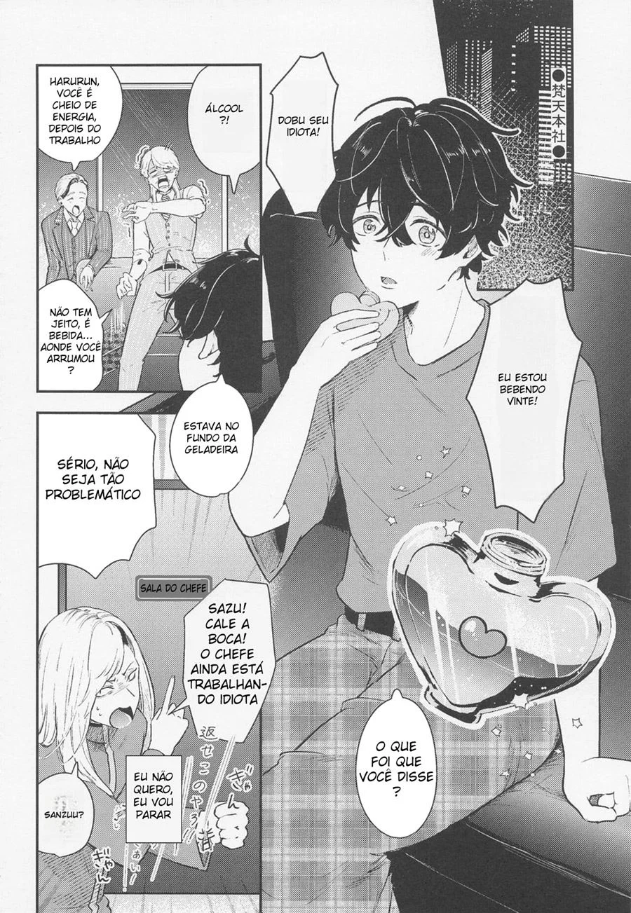 Foda brutal entre machos - Yaoi depravado e explícito em HQ