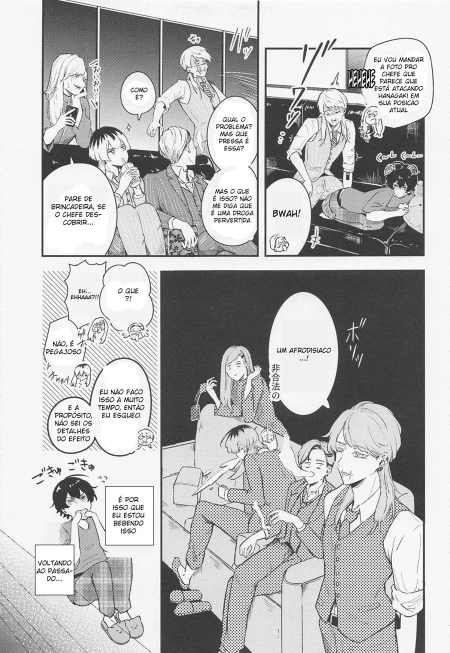 Foda brutal entre machos - Yaoi depravado e explícito em HQ