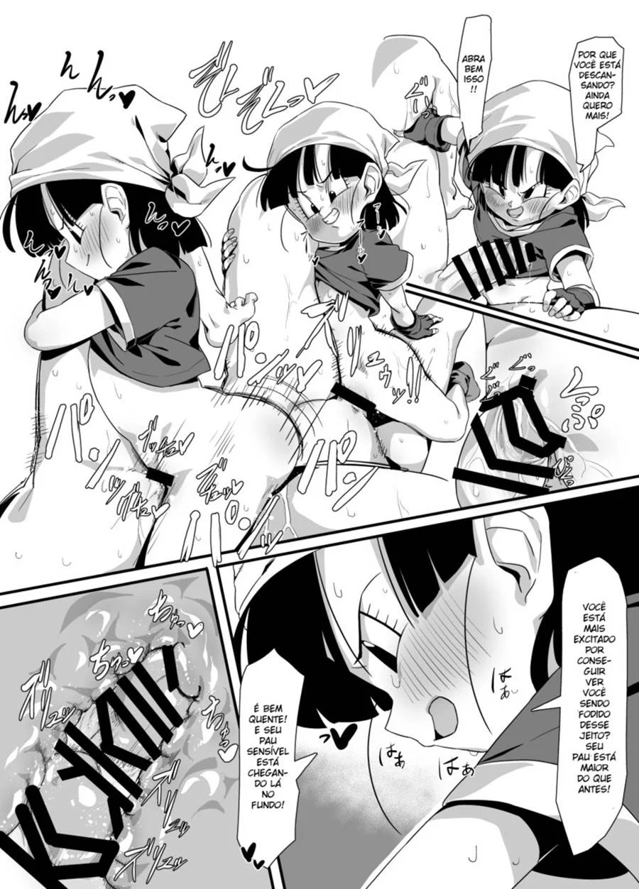 Técnicas Proibidas de Pan: Sexo Explícito do Universo Dragon Ball em HQ