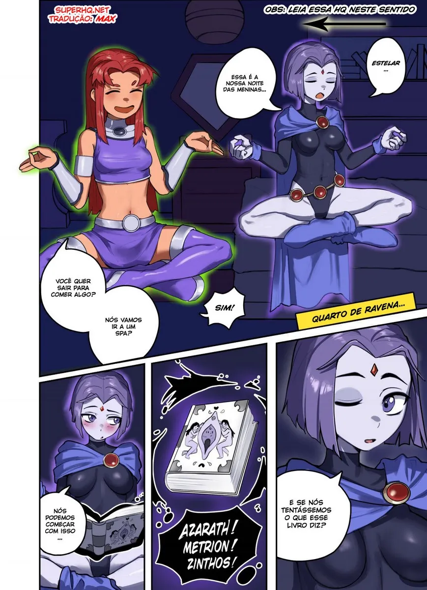 Noites Proibidas das Garotas Titan: Safadeza Explícita nos Quadrinhos Noites Proibidas das Garotas Titan: Safadeza Explícita nos Quadrinhos