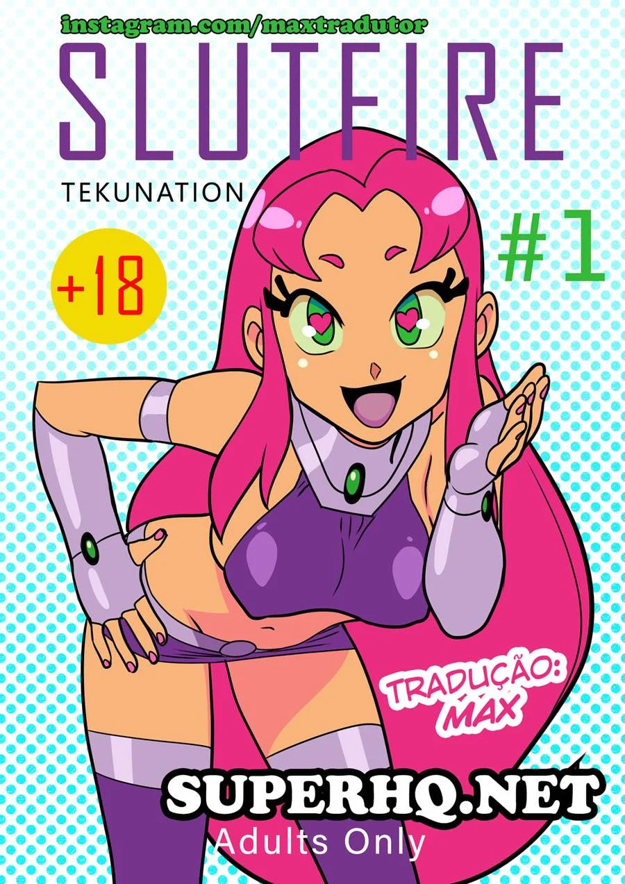 HQ Proibida: A Verdadeira Starfire Esfregando a Buceta com Os Jovens Titãs