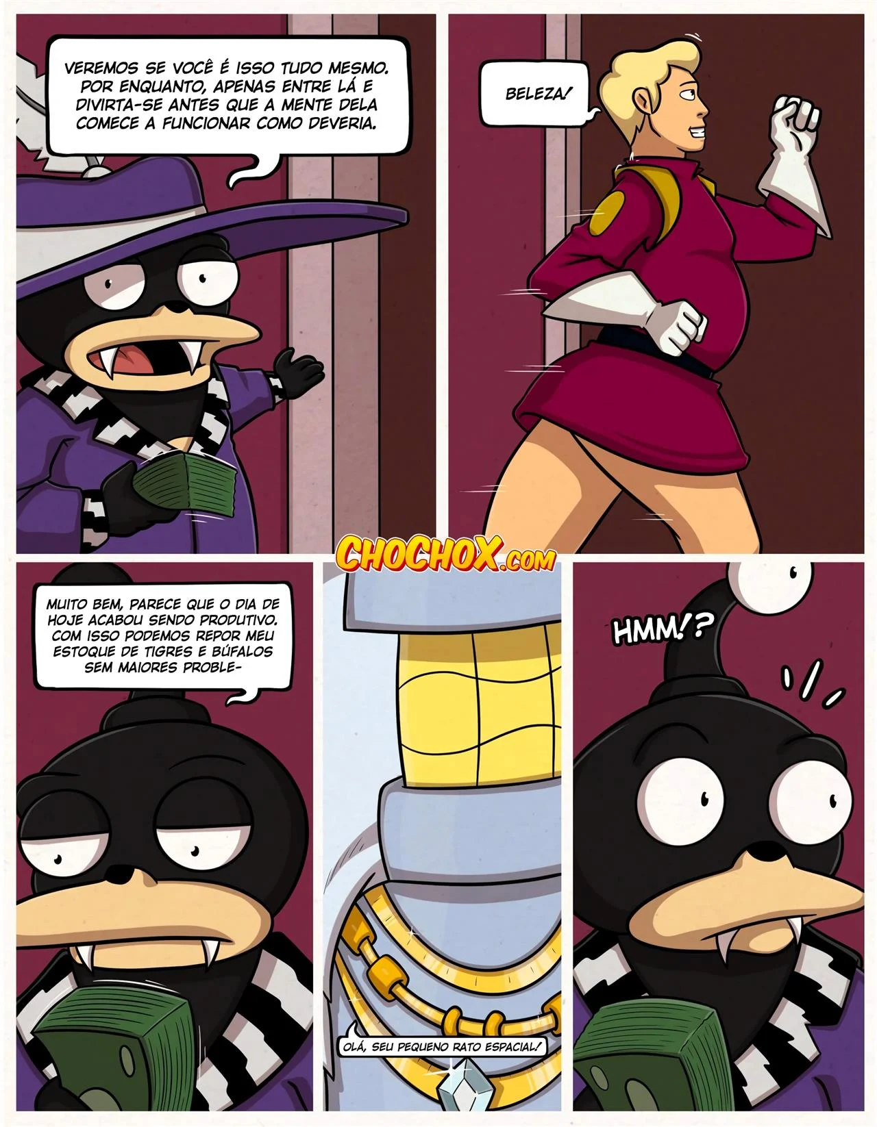 Leela Submissa: Uma Suruba Cósmica nos Quadrinhos de Futurama Hentai