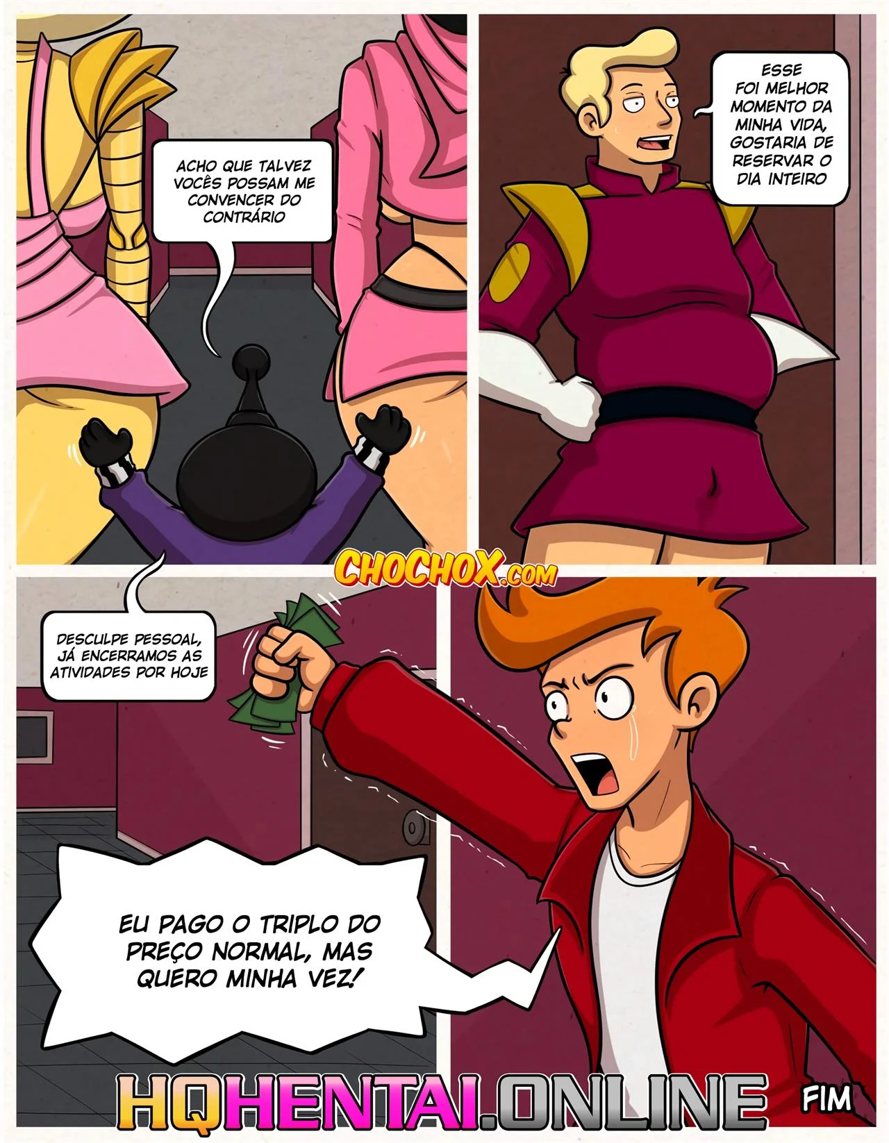 Leela Submissa: Uma Suruba Cósmica nos Quadrinhos de Futurama Hentai