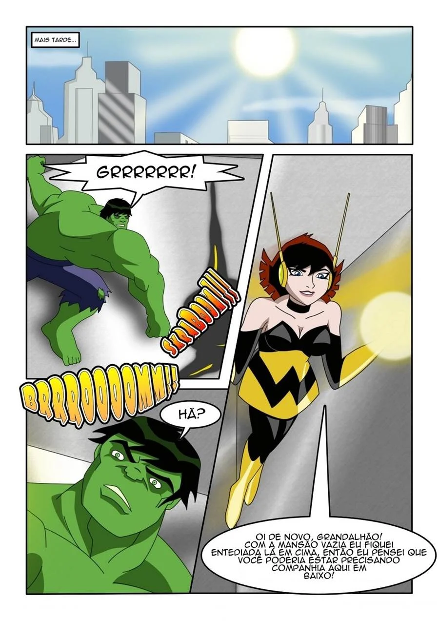 Hentai Marvel: Vingadores em Orgia Selvagem para Aliviar o Estresse