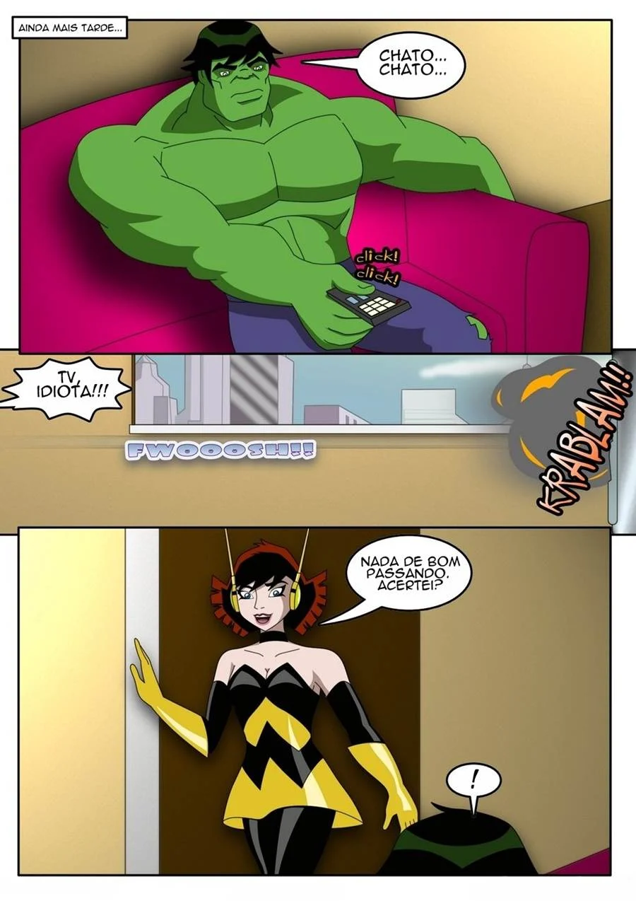 Hentai Marvel: Vingadores em Orgia Selvagem para Aliviar o Estresse