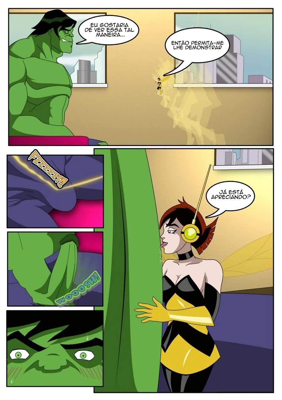 Hentai Marvel: Vingadores em Orgia Selvagem para Aliviar o Estresse