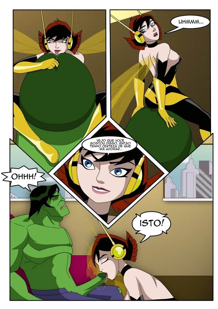 Hentai Marvel: Vingadores em Orgia Selvagem para Aliviar o Estresse