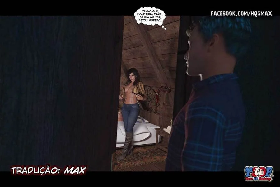 Comi a Milf Gostosa com Tesão no Oeste Selvagem - HQ 3D Explícita