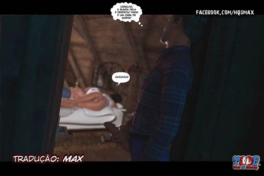 Comi a Milf Gostosa com Tesão no Oeste Selvagem - HQ 3D Explícita