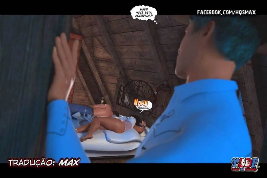 Comi a Milf Gostosa com Tesão no Oeste Selvagem - HQ 3D Explícita