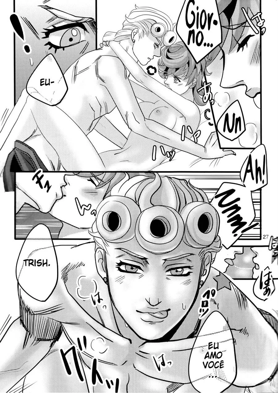 JOJO: Sexo Explícito Entre Giorno e Trish nos Quadrinhos Eróticos