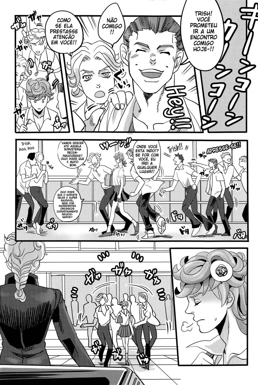 JOJO: Sexo Explícito Entre Giorno e Trish nos Quadrinhos Eróticos