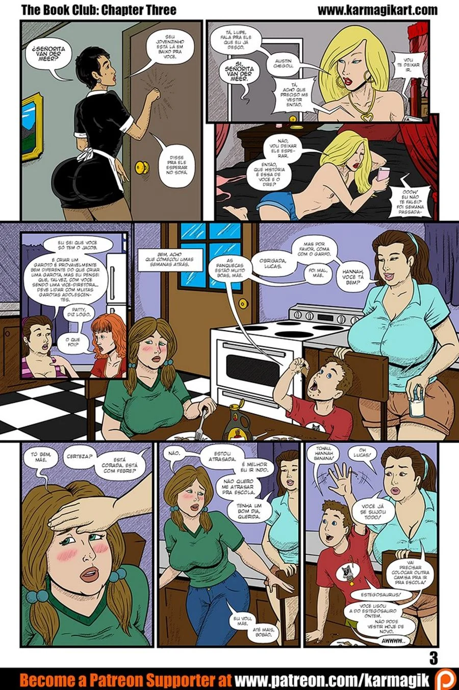 Livro Erótico: Club de Foda Explícita em HQ, Capítulo 3