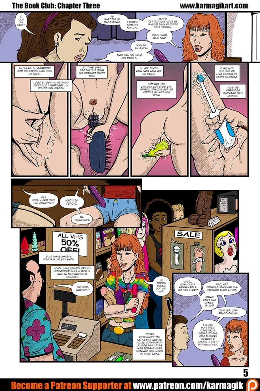 Livro Erótico: Club de Foda Explícita em HQ, Capítulo 3