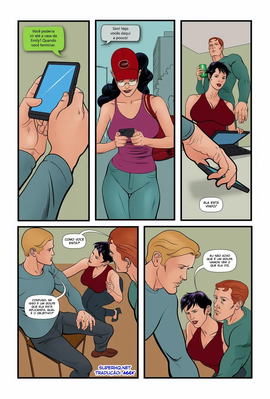 Esposa Canadense Enlouquecida de Tesão - Comix Pornô Mais Quente