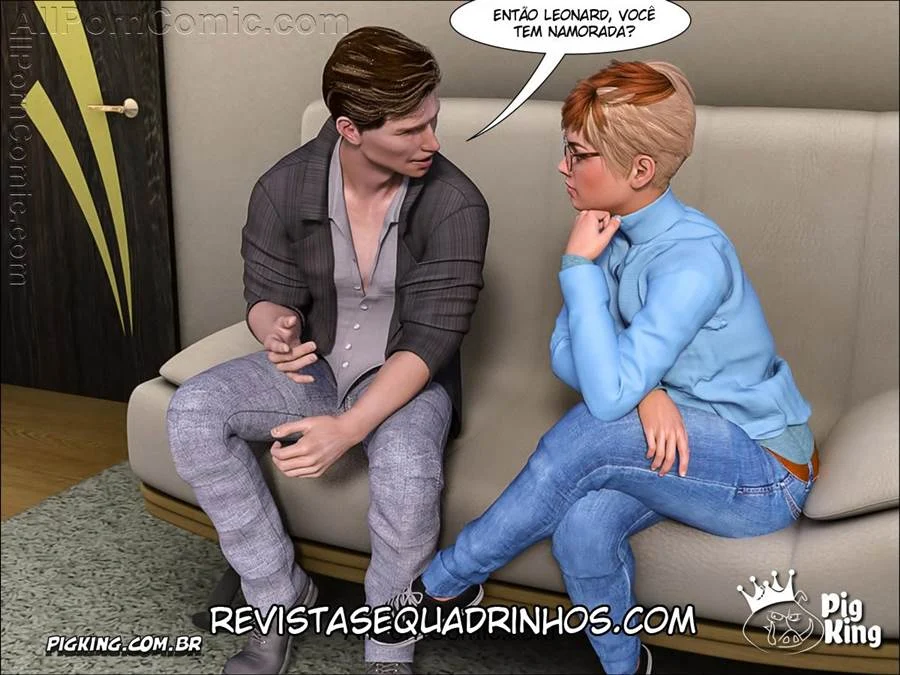 Leonardo: Quadrinhos de Sexo Explícito com Fetiche em Porcos e Fantasias de Dominação