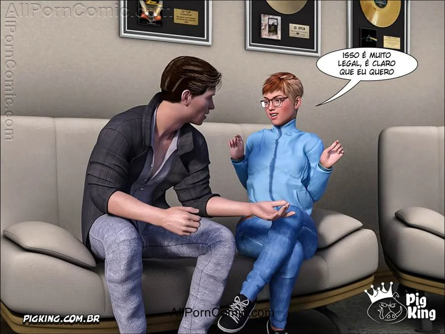 Leonardo: Quadrinhos de Sexo Explícito com Fetiche em Porcos e Fantasias de Dominação