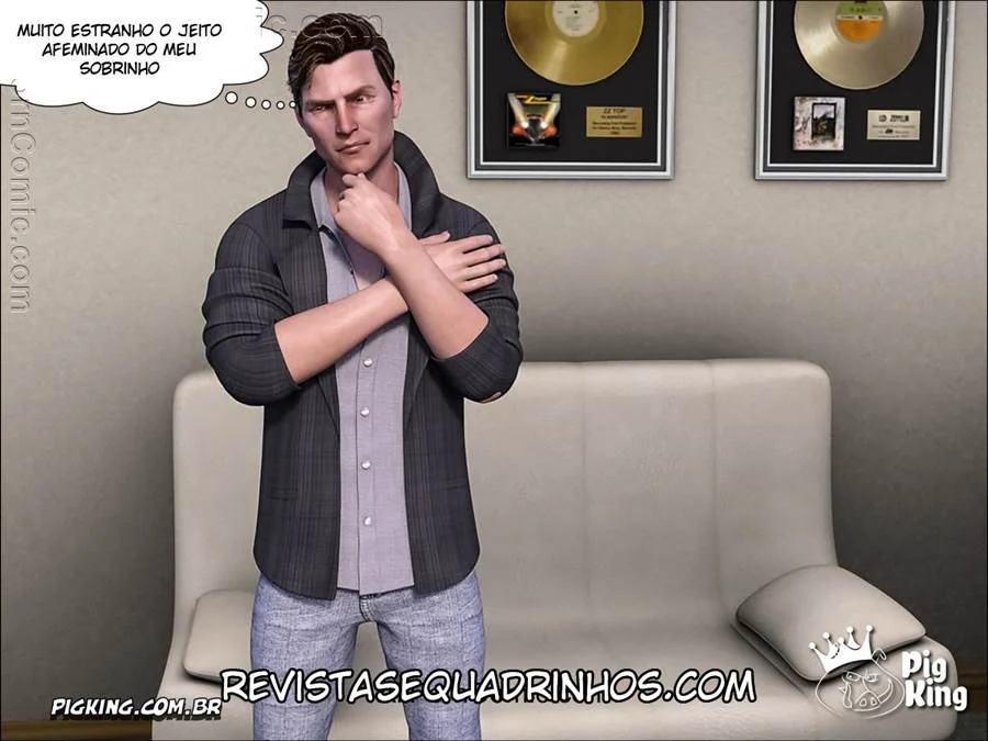 Leonardo: Quadrinhos de Sexo Explícito com Fetiche em Porcos e Fantasias de Dominação