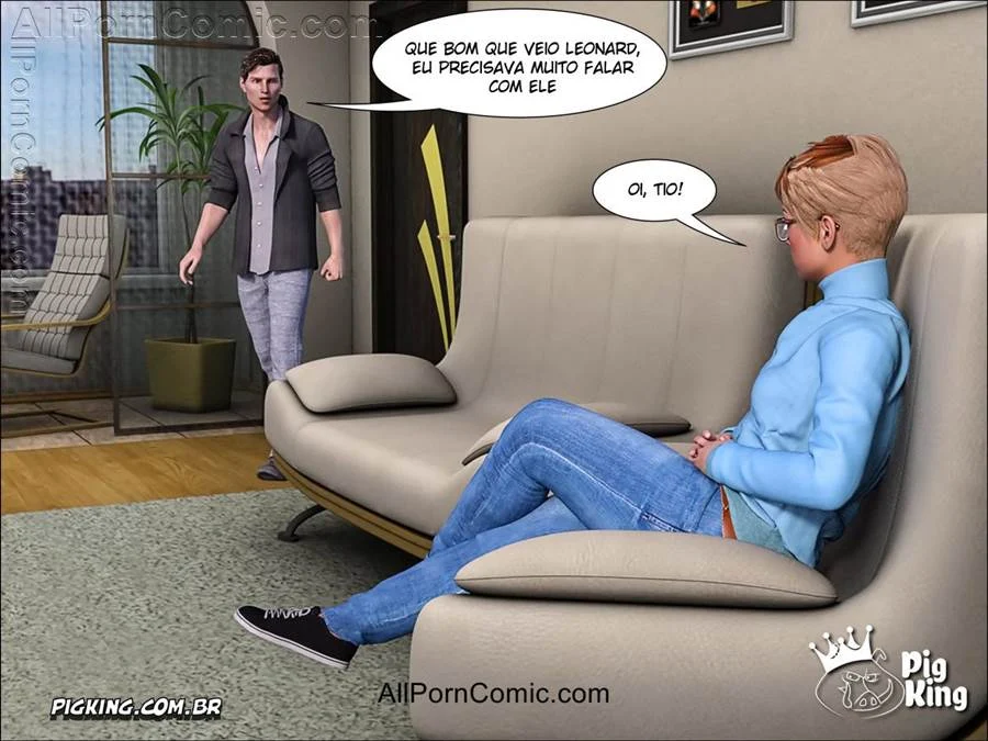 Leonardo: Quadrinhos de Sexo Explícito com Fetiche em Porcos e Fantasias de Dominação
