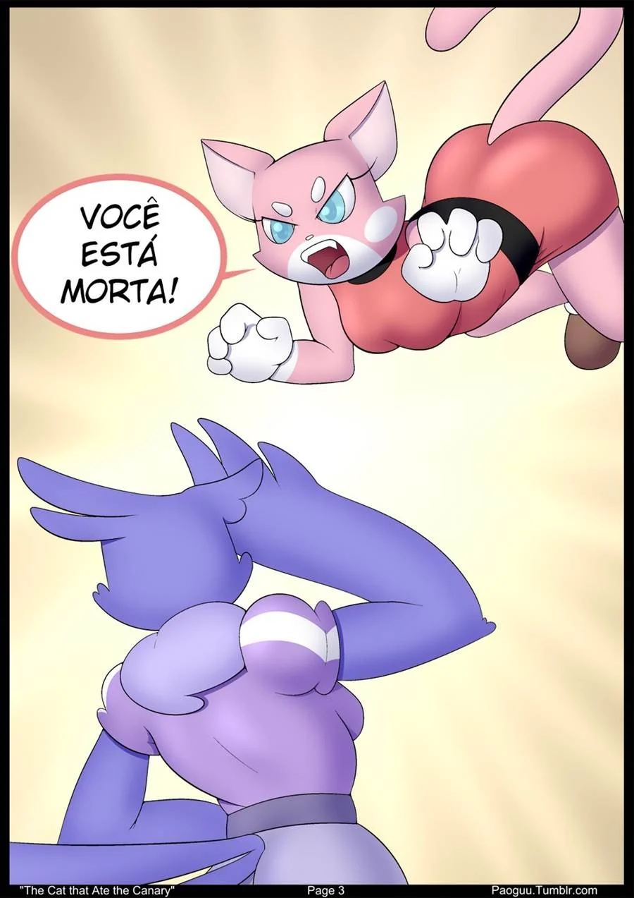 Gata Safada Devora Canário: Sexo Explícito e Voyeurismo Erótico